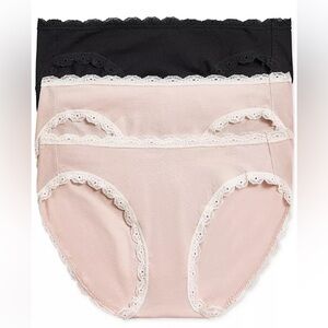 b.tempt’d by Wacoal 3 pack Eyelet Lace Bikini Underwear SMALL